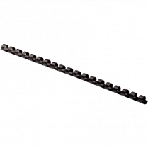 Fellowes&reg; 19-Ring Plastic Binding 5/16" Black 100/box