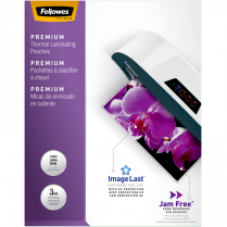 Fellowes&reg; Premium ImageLast&trade; Bulk Laminating Pouches 3mil 9"x11-1/2" 200/pkg