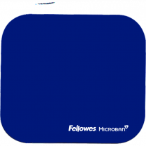 Fellowes&reg; Microban&reg; Ultra Thin Mouse Pad 9"x8" Blue