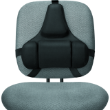 Fellowes&reg; Professional Series Back Support with Microban&reg;Protection Black