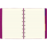 Filofax&reg; Notebook A5 8-1/4"x5-3/4" Fuchsia