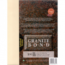 St. James&reg; Granite Bond&trade; 24lb Paper 8-1/2"x11" Ivory 100/pkg