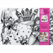Funny&reg; Mat Table Top Colouring Mat The Prince & The Princess