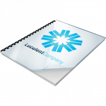 GBC&reg; Clear View&reg; Binding Covers Square Corners 100/pkg