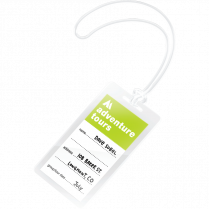 GBC&reg; Ultra Clear&trade; Laminating Film Pouches Luggage Tag with Loop 25/box