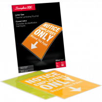 GBC&reg; Ultra Clear&trade; Laminating Film Pouches 9"x11-1/2" Letter 3 mil 50/box