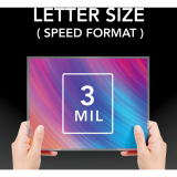 GBC&reg; EZUse&trade; Thermal Laminating Pouches Letter 3 mil 100/pkg