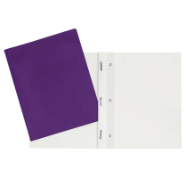 GEO Laminated Tang Report Cover Purple