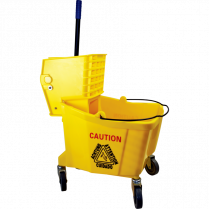 Globe&trade; Sidepress Bucket and Wringer 33.12 L Yellow