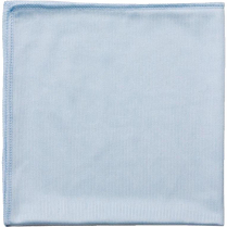 Globe&trade; Glass and Mirror Microfibre Cloth 14"x14" Blue *each*