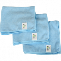 Globe&trade; Microfibre Cloth 16"x16" Blue 10/pkg