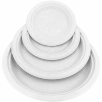 Globe&trade; Compostable Plates Dessert 6" 50/pkg