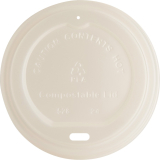 Genuine Joe Vented Hot Cup Lid for 10-16 oz Cups White 50/pkg