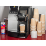 Genuine Joe Ripple Cups 16oz Brown 25/pkg