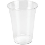 Genuine Joe Clear Plastic Cups 10oz 25/Pkg