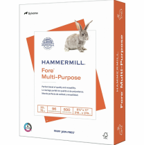 Hammermill&reg; Fore&reg; Multipurpose Paper 96B 20lb 4mil 8-1/2"x11" 500/pkg