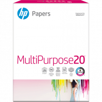 HP Multipurpose20&trade; Paper 96B 20lb 8-1/2"x11" 500/pkg