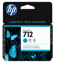 HP 712 Inkjet Cartridge 29ml Cyan