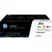 HP Toner Cartridge 201X Cyan, Yellow, Magenta 3/pkg