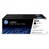 HP Toner Cartridge 83A Black 2/pkg