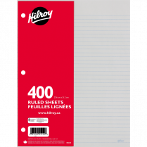 Hilroy Refill Sheets 10-7/8"x8-3/8" 400 sheets/pkg