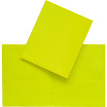 Hilroy Twin Pocket Portfolio Letter Yellow