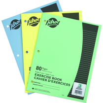 Hilroy 3-Hole Exercise Books 8-1/2"x11" 3/pkg
