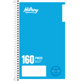 Hilroy Recycled Notebook 9-1/2x6 160 pgs Assorted Colours