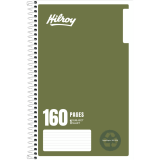 Hilroy Recycled Notebook 9-1/2x6 160 pgs Assorted Colours