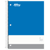 Hilroy Notebook Ruled 200 Pages 10-3/4"x8-3/4" Assorted Colours