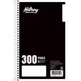 Hilroy 5-Subject Notebook Ruled 300 pages 9-1/2"x6" Assorted Colours