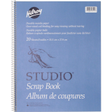Hilroy Studio&reg; Scrap Book 14"x11" 20 sheets