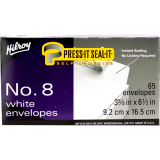 Hilroy Press-it Seal-it&reg; Envelopes #8 Plain 65/box