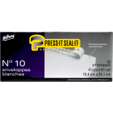 Hilroy Press-it Seal-it&reg; Envelopes #10 Plain 50/box