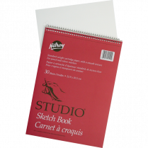 Hilroy Studio&reg; Sketch Book 9"x12" 30 sheets/pad