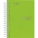 Mead&reg; Five Star&reg; Fat Lil' Notebook 5-1/2"x4" 400 pages Assorted Colours