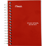 Mead&reg; Five Star&reg; Fat Lil' Notebook 5-1/2"x4" 400 pages Assorted Colours