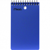 Mead&reg; Memo Book Open End Coil Bound Poly 3"x5" 200 pages