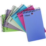 Mead&reg; Memo Book Open End Coil Bound Poly 3"x5" 200 pages