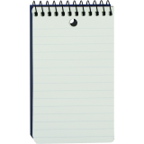Mead&reg; Memo Book Open End Coil Bound Poly 3"x5" 200 pages
