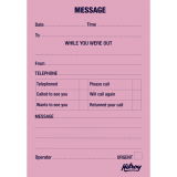 Hilroy Telephone Message Pad 3-1/2"x5" 50 sheets English 10/pkg