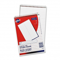Hilroy Centre Line Steno Book 6"x9" Top Coil 120 Pages