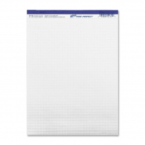 Hilroy Perf-Perfect Business Pad 1/4" Quad 8-1/2"x11" White 10/Pkg