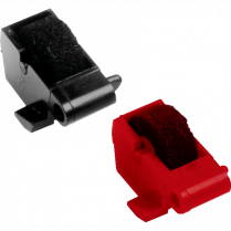 Dataproducts&reg; Ink Roller (Sharp EL2192C) Black & Red 2/pkg