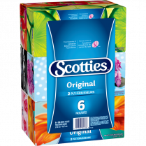 Scotties&reg; Multi Facial Tissue 126 sheets per box 6 boxes/pkg