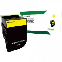 Lexmark&reg; Toner Cartridge High Yield Return Program 701HY Yellow