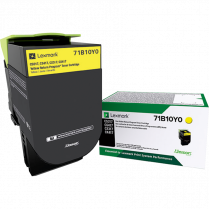 Lexmark&reg; Toner Cartridge Return program 71B10Y0 Yellow