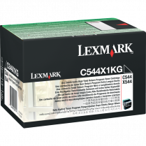Lexmark&reg; Toner Cartridge Extra High Yield Return Program C544X1KG Black