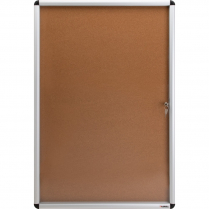 Lorell Enclosed Cork Bulletin Board 24"x36"