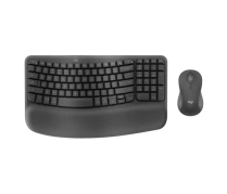 Logitech MK670 Wave Keys Ergnomic Keyboard & Mouse Set Graphite
